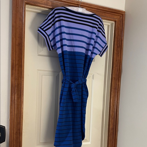 NWT Talbots Blue Raglan Sleeve Sheath Dress - Picture 8 of 10